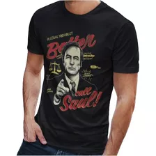 T-shirt Negra De Better Call Saul
