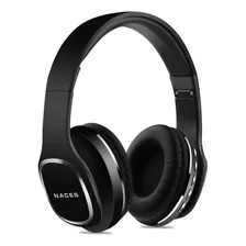 Audifonos Diadema Manos Libres Naceb Na-0307n Bluetooth Am Fm Plegables Cetus Negro /v /v Color De La Luz Na