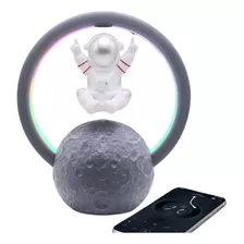 Parlante Astronauta Bluetooth Luz Led Rgb