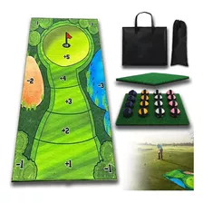 Set De Golf Casual Para Campo De Golf, Tapete De Bateo Para