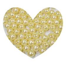 100 Perlas Color Natural 8 Mm Bijouterie Souvenirs