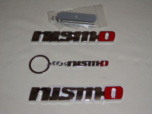 Nismo Kit 3 Piezas Emblemas Metal Parrilla Trasero Y Llavero Foto 5