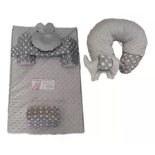 Colchoneta Antirreflujo Para Corrales + Almohada Multiusos 