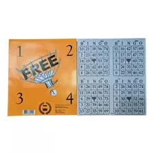 9 Blocos - Cartela De Bingo (4x1) 100fls - 20x18cm