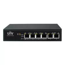 Uniview Nsw2010-6t-poe-in, Switch Poe De 4 Puertos, 2uplink 