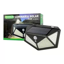 Lámpara Solar Jardín Patio 25w Sensor De Movimiento