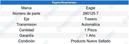 Soporte Motor Chevrolet Prizm L4 1.6l 93-97 Eagle 6534632 Foto 2