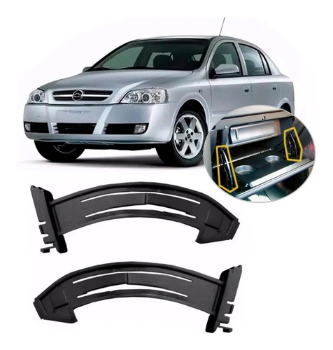 Par Braço Alça Limitador Suporte Tampa Porta Luvas Gm Astra