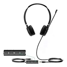 Yealink Uh36-dual Uh36 - Auriculares Usb 2.0, Conector De 0.