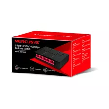 Switch De Red 5 Puertos 10/100/1000 Mbps Mercusys Ms105g Jwk