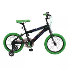 Bicicleta Para Niño De Montaña Neon Rodada 16 Kubor Color Verde Tamaño Del Cuadro Unitalla