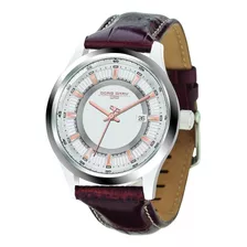 Reloj Hombre Jorg Gray Jg6800-12 Cuarzo Pulso Blanco En