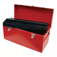 Caja Porta Herramientas Reforzada Metálica 51 X 21.5 X 24cm Color Rojo