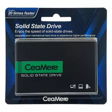 Ssd 240gb Ceamere, Sata Iii Leitura 558mb/s Grav. 550mb/s Cor Preto