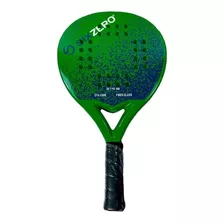 Paleta De Padel Sixzero Pixel Fiberglass - Olivos Color Verde