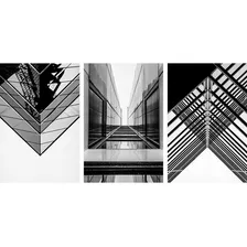 Quadro Arranha-céus Decorativo Arquitetura Moderna Para Sala