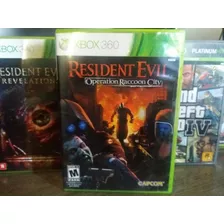 Jogo Resident Evil Operation Raccoon City Xbox 360 Original 