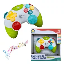Brinquedo Para Bebe Musical Controle Video Game Interativo