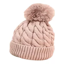 Touca Gorro Lã Com Pompom Pelinho Forrada Moda Inverno 