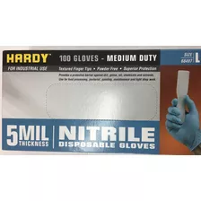 Guantes De Nitrilo Sin Talco, Tama&ntilde;o Grande, 5 Mil&e.