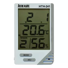 Termo Higrômetro Sensor Temperatura De Parede Hikari Hth-241