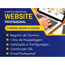 Criação Do Seu Site + Hospedagem + Domínio + Instalação