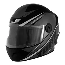 Capacete Moto Fechado Masculino E Feminino Pro Tork R8 Fosco Cor Prata Tamanho Do Capacete 58