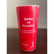 Vaso Coca Cola Juego Inaugural Mundial 2022 Qatar V Ecuador