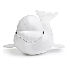 Simulación White Beluga Whale Peluche De Juguete Largo...