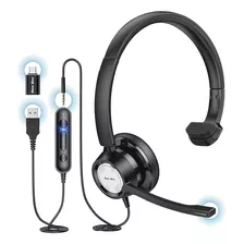 Nuevo Auricular Usb Bee Con Micrófono Para Auriculares De Co