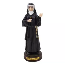 Imagem Santa Faustina Resina 15 Cm