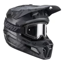 Casco Para Moto Leatt Brace Models. Talla Xl Color Negro 107