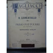 Partitura Piano Pagliacci R, Leoncavallo Bernerdo Wolff