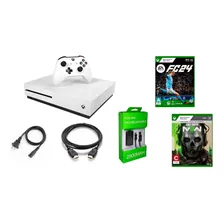 Xbox One S 500gb 2games Fc24 Y Mw2 Kit Juega Carga 