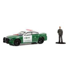 Auto Carabineros Dodge Charger Escala 1:64 + Figura