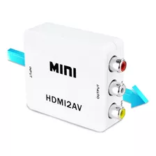 Adaptador Mini Conversor De Hdmi Para Rca Video Composto Av