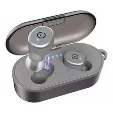 Auriculares Earbuds Inalambricos Tozo Waterproof Ipx8 Gray