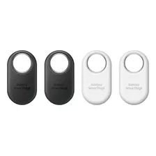 Localizador Bluetooth Samsung Smart Tag 2 2023 Pacote Com 4 Cor Preto/branco