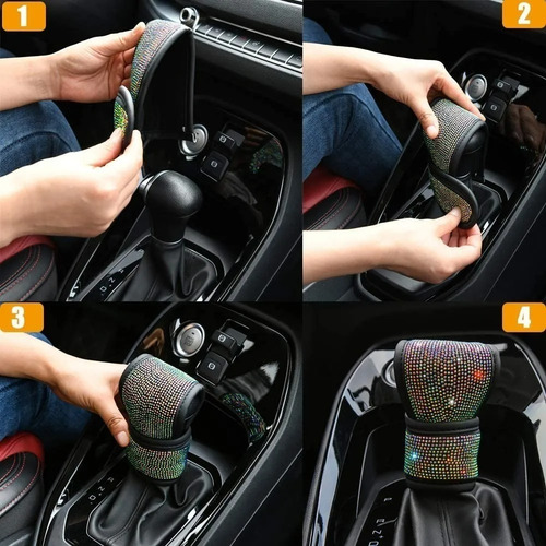 Accesorios Para Carro Mujer Funda Cubre Volante Interior 5pc Foto 7