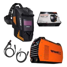 Kit Inversora D Solda Maquina 200a Bivolt Processo Tig Eletr Cor Laranja 110v/220v