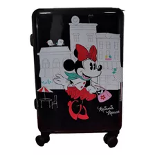 Maleta De Viaje Con Ruedas Minnie Mouse Disney Negra