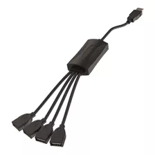 Concentrador Usb 2.0 Xtech Xtc-320/ 4 Puertos/ 30awg/ 25cm