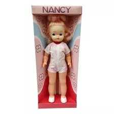 Boneca Antiga Nancy Resiflex Anos 80 - Com Caixa 