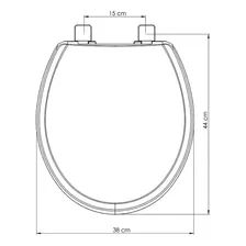 Assento Universal Oval Evolution Branco Soft Close Pp