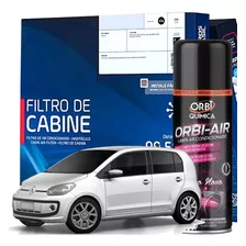 Filtro De Ar Condicionado Cabine Polen E Higienizador Volkswagen Up 1.0 12v Flex E Tsi 2014 2015 2016 2017 2018 2019