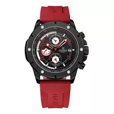 Naviforce Reloj Deportivo Para Caballero Cronógrafo New 