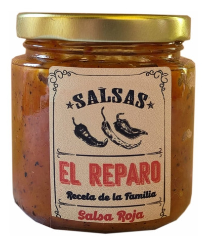 Salsa Roja 100% Artesanal De Chile Jalapeño Y Habanero
