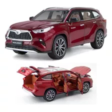 2023 Nuevo Toyota Suv Highlander Miniatura Metal Coche 1/24