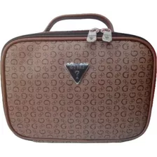 Nécessaire Guess Bolsa De Viagem Monograma Marrom Original