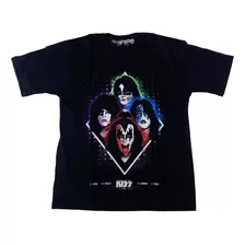 Camiseta Kiss Blusa Adulto Paul Stanley Gene Simmons Mr318